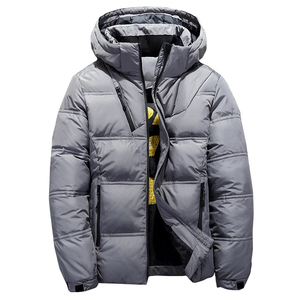 Chaqueta de Plumón Brillante para Hombre, Diseño de Invierno, Acolchada, de Alta Calidad, con Logotipo Personalizado, de Algodón, Estilo Formal, Delgada, Último Modelo - Product Image 5