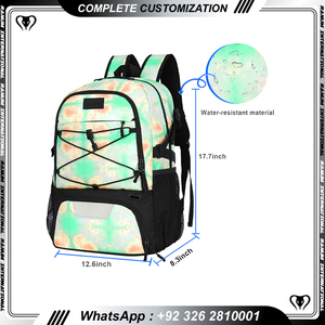 Mochila de fútbol de gran capacidad Mochila deportiva unisex Mochila multibolsillo para exteriores - Product Image 6