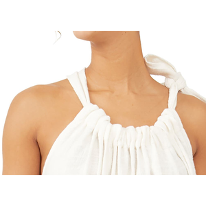 Free People XL Ivory Henriette Jumpsuit con Collo Halter e Vita Alta, Tuta da Spiaggia Traspirante con Stampa Fantasia, Ideale per l'Estate - Product Image 2