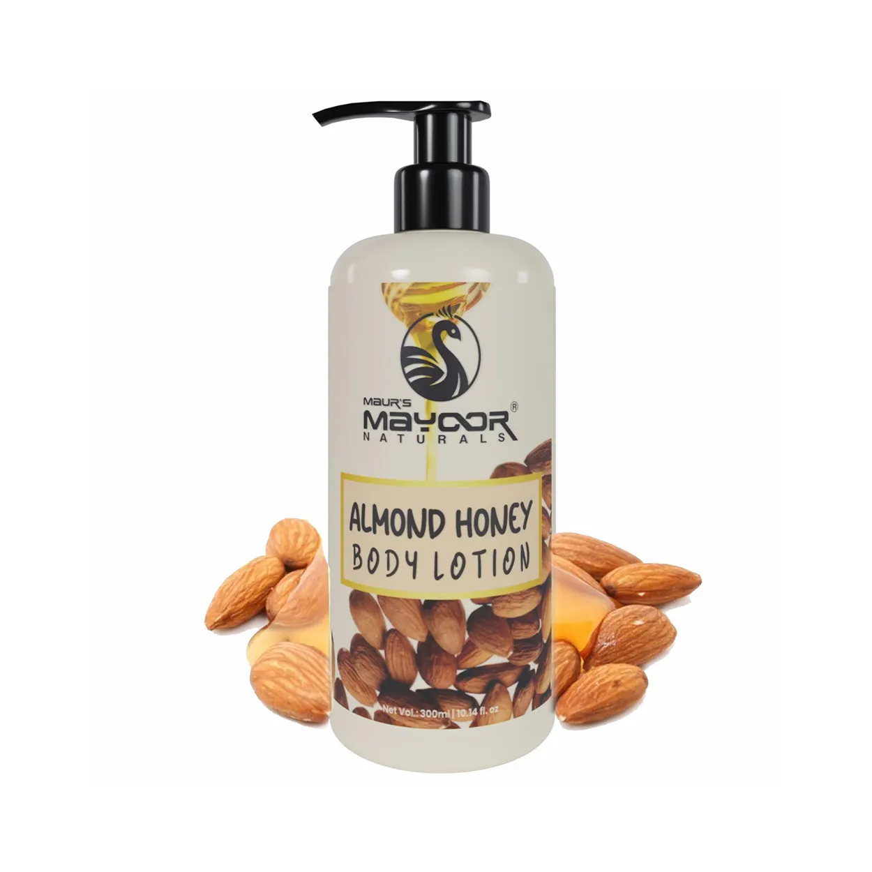 Pelembap kecantikan perawatan kulit buatan India profesional Model Losion Tubuh madu Almond uniseks produk perawatan kulit Terbaik