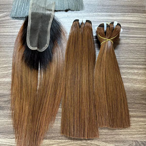 2024 Hot Bonestraight Extensions de cheveux têtes d'entraînement femmes faisceaux vietnamiens pour les femmes noires - Product Image 1