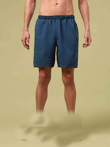 Pantalones cortos de malla transpirable de secado rápido para hombre de diseño personalizado de alta calidad, ropa deportiva de Fitness OEM para entrenamiento de gimnasio, patrón sólido - Product Image 2