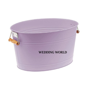 Nouveau métal seau planteur forme ronde à la main jardin concepteur planteur classique élégant décoratif en gros métal jardin planteur - Product Image 3