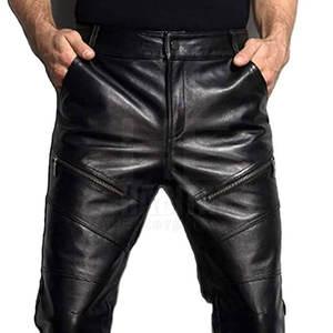 กางเกงหนังผู้ชายแฟชั่น ทันสมัย ทนทาน นุ่มสบาย หนังแท้ ใส่สบาย เหมาะสำหรับใช้ในชีวิตประจำวัน - Product Image 6