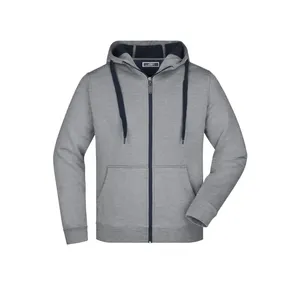 Veste double face personnalisée pour homme, sweats à capuche et sweat-shirts promotionnels personnalisés - Product Image 2