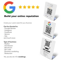 Mini Etiqueta RFID NFC Premium de 4MM con Código QR Integrado, Soporte de Exhibición para Mesa de Pago en Hoteles con Acrílico de 4MM