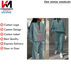 Trajes de marketing para mujer, chándales de Otoño Invierno, sudadera gruesa y versátil de manga larga, pantalones largos, conjunto de dos piezas, última moda - Product Image 2