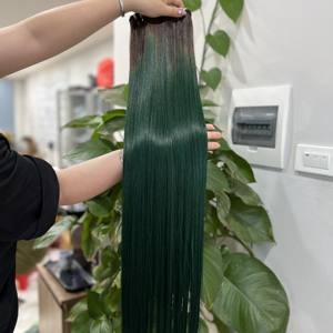 Os droit long Double dessiné brun armure Extensions de cheveux cuticules alignés vierge vietnamien cheveux humains teints 100g - Product Image 1