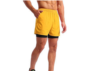 Pantalones Cortos Deportivos de Verano 2 en 1, Pantalones Cortos Deportivos Transpirables para Correr, Pantalones Cortos de Compresión de Secado Rápido de Doble Capa para Hombre - Product Image 2