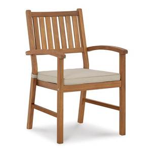 Efron làm bằng gỗ Tếch rắn ngoài trời ghế cánh tay với Hoàn thiện tự nhiên cho putdoor hoặc trong nhà - Product Image 1