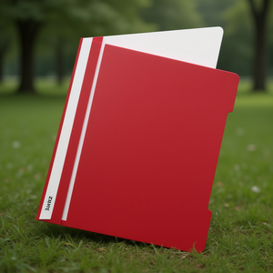 Leitz DIN <b>A4</b> Red Polypropylene File <b>Folder</b> - Product Image 3