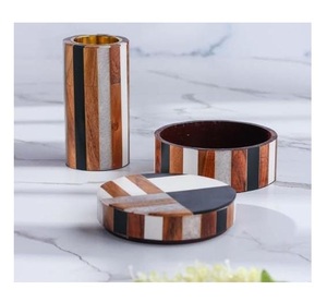 Juego de quemador de caja de bandeja con incrustaciones de madreperla de estilo industrial moderno para decoración del hogar y regalos de Ramadán para hoteles - Product Image 6