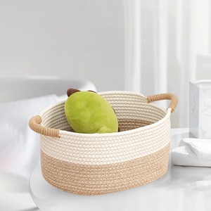 Unique Design <b>Rectangle</b> Pure Cotton <b>Storage</b> <b>Basket</b> Custom Size Home Usage Office Decoration <b>Storage</b> <b>Basket</b> Acceptable Price Deco - Product Image 6