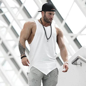 Nueva Camiseta Deportiva sin Mangas para Hombre, Estilo Stringer, de Algodón, Hip Hop, para Gimnasio, Culturismo y Fitness - Product Image 2