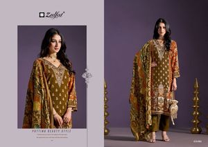 100% 纯重粘胶人造丝设计师女性Salwar Kameez与印度女孩的重刺绣作品设计 - Product Image 3