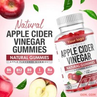 Gummies au vinaigre de cidre de pomme à marque privée OEM, Halal, pour un ventre plat, produits amincissants sans sucre