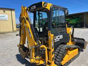 Chargeuse-pelleteuse compacte JCB 1CX, 49 CV, diesel, sur chenilles, avec godet de chargement frontal et cabine fermée - Product Image 4