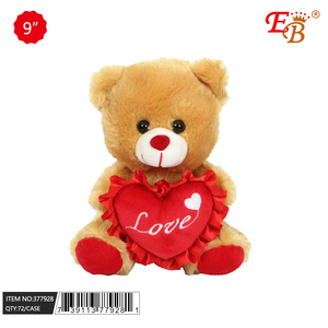 72 pz/CS orso bruno con il cuore 9 \ "forniture di san valentino - Product Image 1