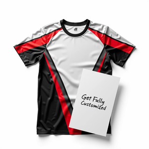 เสื้อเจอร์ซีย์คอกลมระบายอากาศได้ดีสำหรับผู้ชายเสื้อสำหรับ100% ตกปลาบาสเกตบอลซอฟต์บอลใส่สบายแบบปรับแต่งได้ - Product Image 4