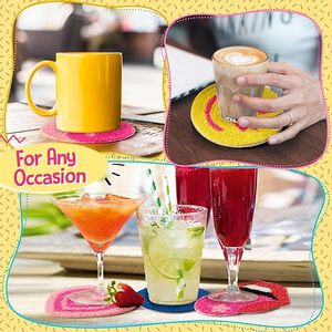 Needlework Embroidery Beaded <b>Table</b> Coaster for Tabletop and Kitchen Home Decor Mat Top Quality Product at Very <b>Low</b> Price - Product Image 6