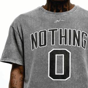 Fabricante de ropa personalizada para hombre 100% algodón de alta calidad lavado con ácido Premium serigrafiado camisetas - Product Image 4