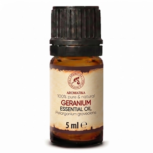Aceite Esencial de Geranio 5 ml 100% Puro y Natural Pelargonium Graveolens Aceite para Aromaterapia - Product Image 1