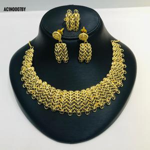 Ecklace-juego en línea, chapado en oro - Product Image 1