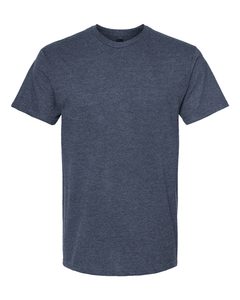 Tultex เสื้อยืดพิมพ์ลายสำหรับผู้ชาย, เสื้อยืดลายถ่านเฮเทอร์สำหรับผู้ใหญ่และหญิง - Product Image 3