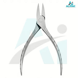 ALMAC profesional de doble acción pinzas para uñas de los pies antideslizante cómodo mango cortadores de uñas pedicura cutícula dedo belleza - Product Image 1