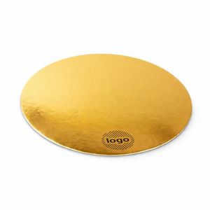 เค้กกระดาษแข็งสีทองและสีดำทรงกลมแบบสั่งทำพิเศษ - Product Image 3