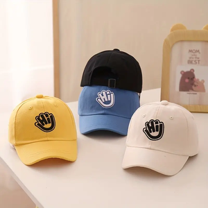 Casquettes Snapback plates à visière plate en gros, noires, unies, vierges, de haute qualité, logo brodé personnalisé, 100% coton - Product Image 2