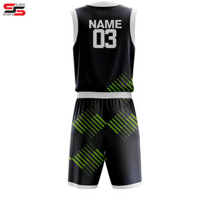 Ropa deportiva de Pakistán, conjuntos de uniformes de baloncesto personalizados, uniformes de baloncesto de servicio ODM al por mayor a la venta - Product Image 2