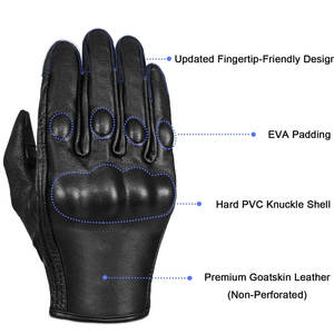 2024 nueva llegada mejor precio transpirable dedo completo guantes de motorista adultos cuero alto superventas guantes deportivos de invierno montaña - Product Image 2