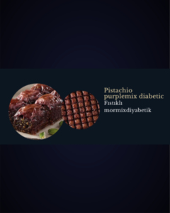 Premium Halal Pistachio Purplemix Diabetic Baklava Sugar Free Traditional Turkish <b>Dessert</b> with Frozen Storage in Box - Product Image 2