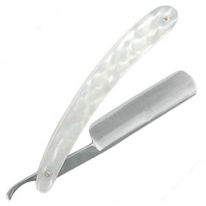 Rasoir professionnel en acier inoxydable à lame unique pour le rasage du corps du visage Coupe ouverte Gorge Caractéristique Conception de sécurité Bois Plastique - Product Image 2