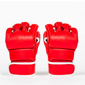 Nouvelle arrivée Gants MMA professionnels en cuir avec poignées pour usage extérieur Bas quantité minimale de commande Haute qualité Couleur et image de marque personnalisées - Product Image 1
