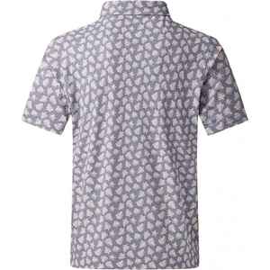 เสื้อโปโลสำหรับผู้ชายเสื้อโปโลปักโลโก้ผ้าแคนวาสลายพื้น - Product Image 3