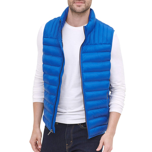 Stand Collar Canvas Casual Breathable Bubble Filled <b>Heated</b> Puffer <b>Vest</b> Winter Outdoor Sleeveless Puffer <b>Vest</b> - Product Image 5