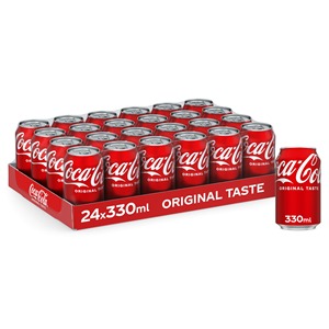 Coca Cola 330ml Cans Classic Fizzy Cola <b>Drink</b> Popular Carbonated <b>Soft</b> <b>Drink</b> Ideal for Retailers Wholesalers - Product Image 6