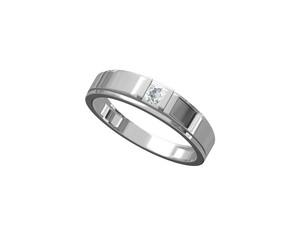 Elegante anillo de diamantes cultivados en laboratorio fino de diseño de lujo atemporal de 14K/18K para mujer con diamantes de corte redondo y elegantes para bodas - Product Image 3