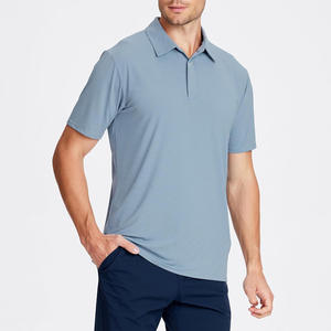 Polos OEM de ajuste personalizado para hombre con logotipo bordado o estampado tela de algodón transpirable y servicios de marca - Product Image 4
