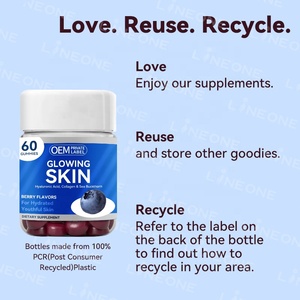 Gummies de hidratación de la piel de marca privada Plus Plant Support Skin Healthy con biotina y vitamina <span class=keywords><strong>C</strong></span> - Product Image 4