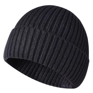 Gorro de Punto Grueso Unisex para Clima Frío, Gorro de Punto Acanalado, Gorro Elástico y Cálido, Gorro de Punto Liso, Gorro de Invierno, OEM/ODM - Product Image 3