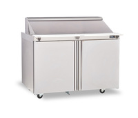 Table de préparation pour réfrigérateur, 1 porte simple, pour salade, pizza, méga bar, sandwichs, présentoir