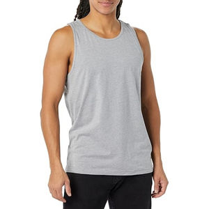 Muscle Sleeveless Undershirt Blank Gym Wear Sport <b>Vest</b> Cotton Workout Fitness Mens <b>Stringer</b> Singlet Men Ribbed Tank Top - Product Image 2