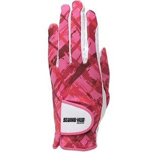 Fabricant complet de gants de golf de couleur personnalisée et logo Cabretta cuir rose gants de golf en peau de mouton main gauche main droite - Product Image 1