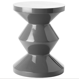 Table d'appoint moderne et colorée en laque, design artisanal avec finition brillante pour une décoration élégante de la maison ou du bureau - Product Image 1