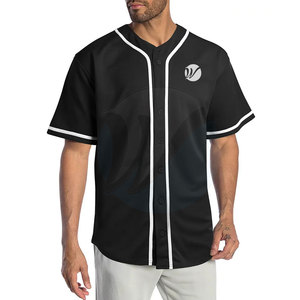 เสื้อเจอร์ซีย์เบสบอลสีพื้นเสื้อเจอร์ซีย์เบสบอลสำหรับมืออาชีพ - Product Image 1