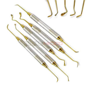 Kit de elevación sinusal de alta calidad, 5 uds., juego de instrumentos médicos dentales chapados en oro de acero inoxidable, cirugía oral profesional sinusal - Product Image 2