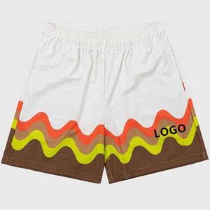 Pantalones Cortos de Verano para Hombre, de Alta Calidad, Diseño Personalizado, Modernos, Estampados con Serigrafía, Transpirables, de Poliéster Peinado, Antiarrugas - Product Image 4